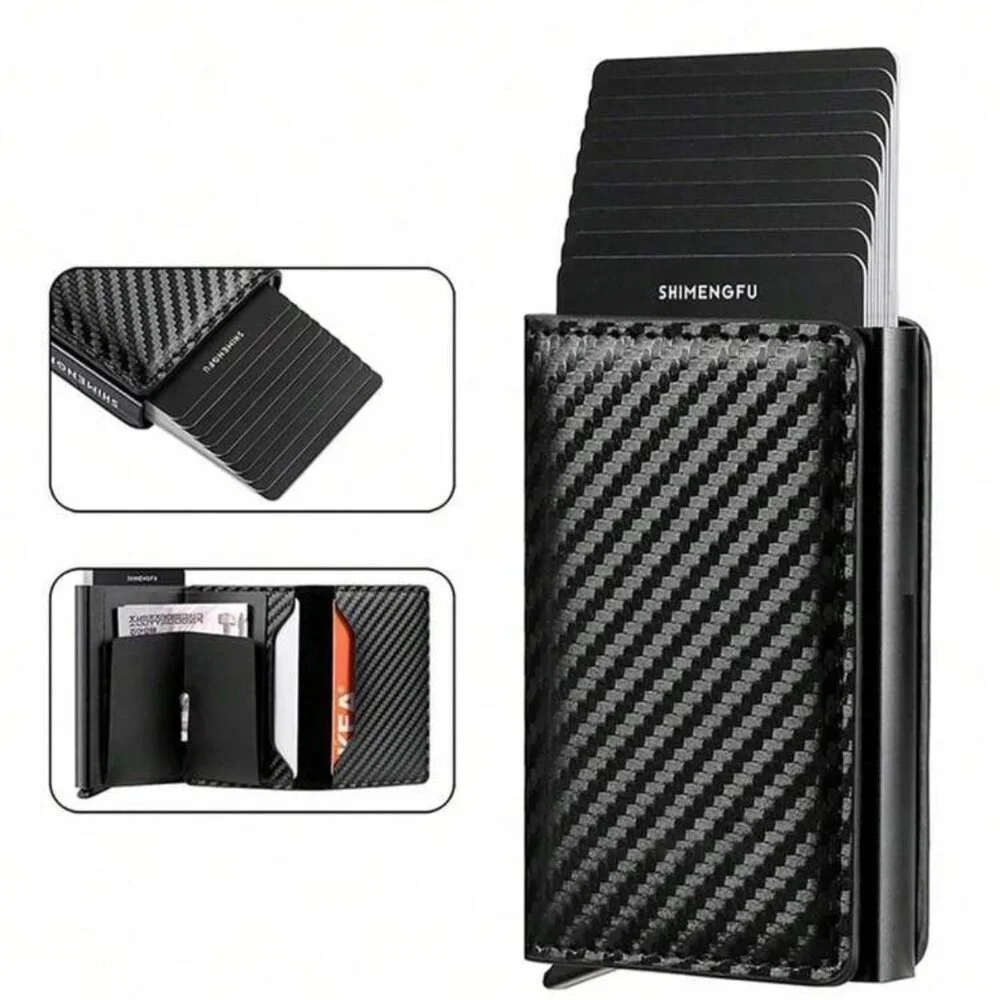 Black Carbon Fiber Wallet